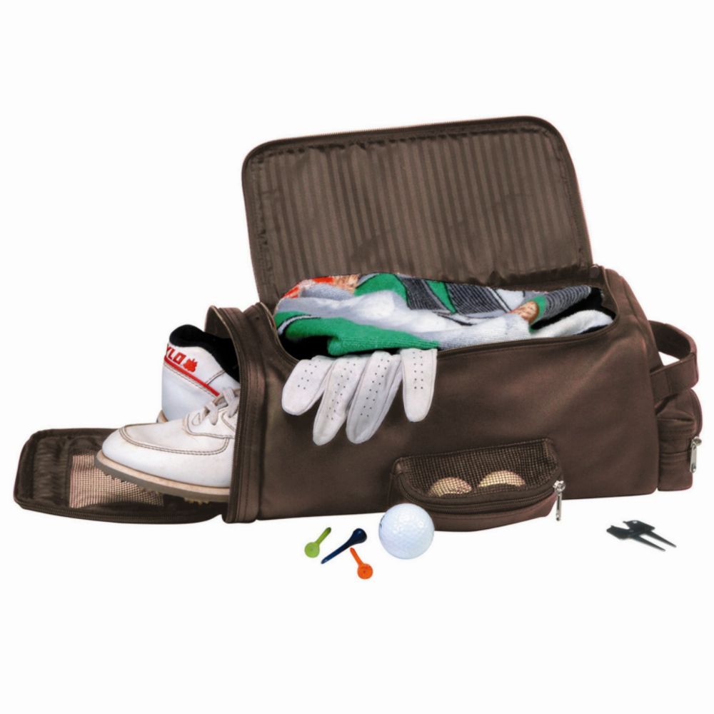 Royce Leather Golf Shoe and Accessory Bag