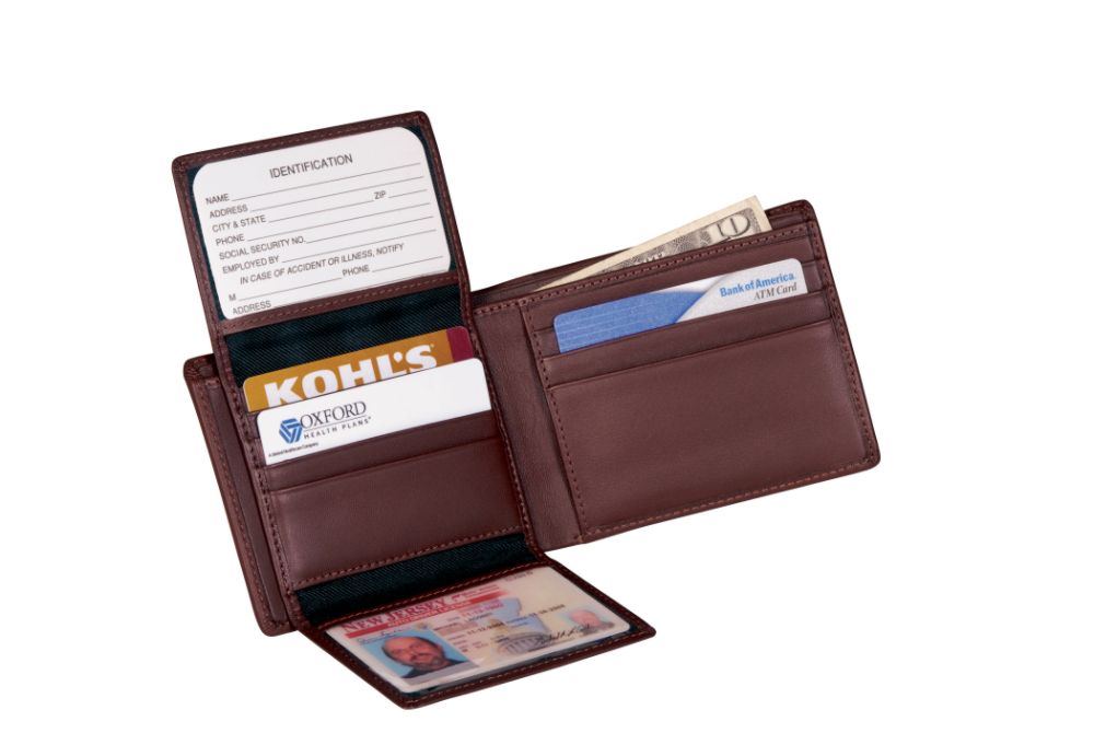 Royce Leather Euro Commuter Wallet