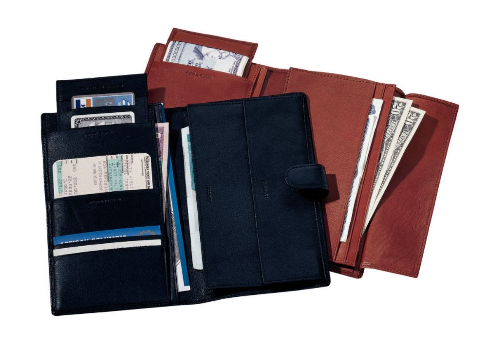 Royce Leather Deluxe Passport & Travel Case
