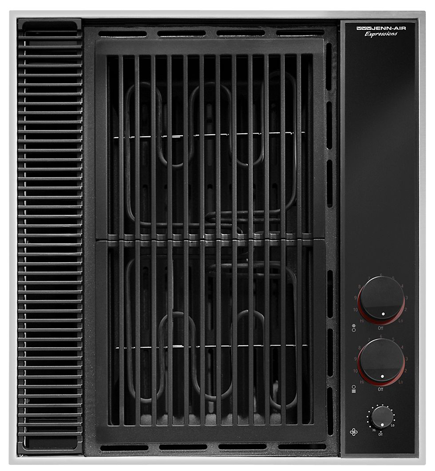 Jenn-Air CVEX4100B 19" Electric Expressions&reg; Collection Modular Downdraft Cooktop with Grill