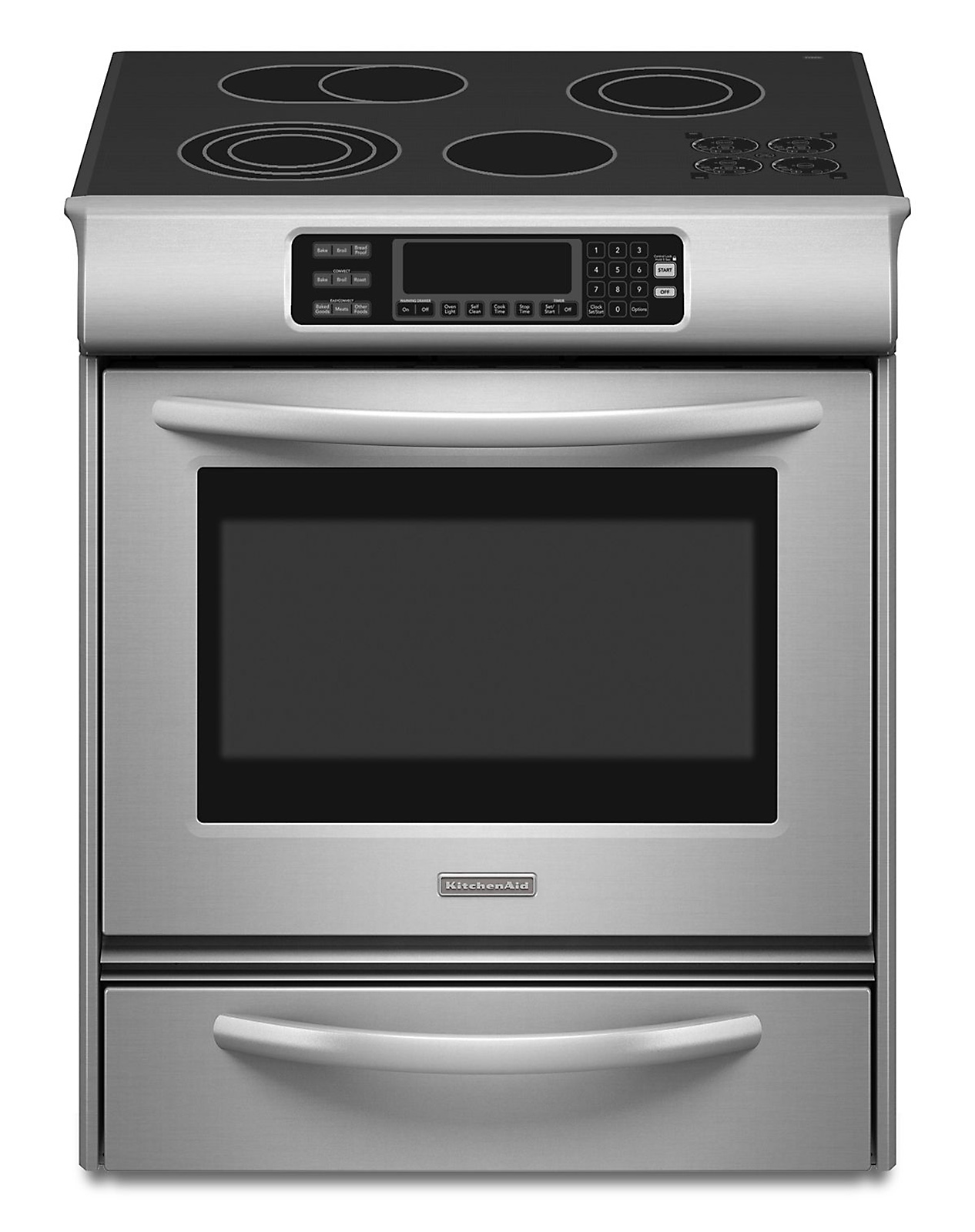 Kitchenaid Kess908sps 4 1 Cu Ft Slide In Electric Range With