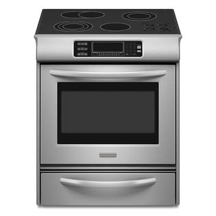 Kitchenaid Kess908sps 4 1 Cu Ft Slide In Electric Range With
