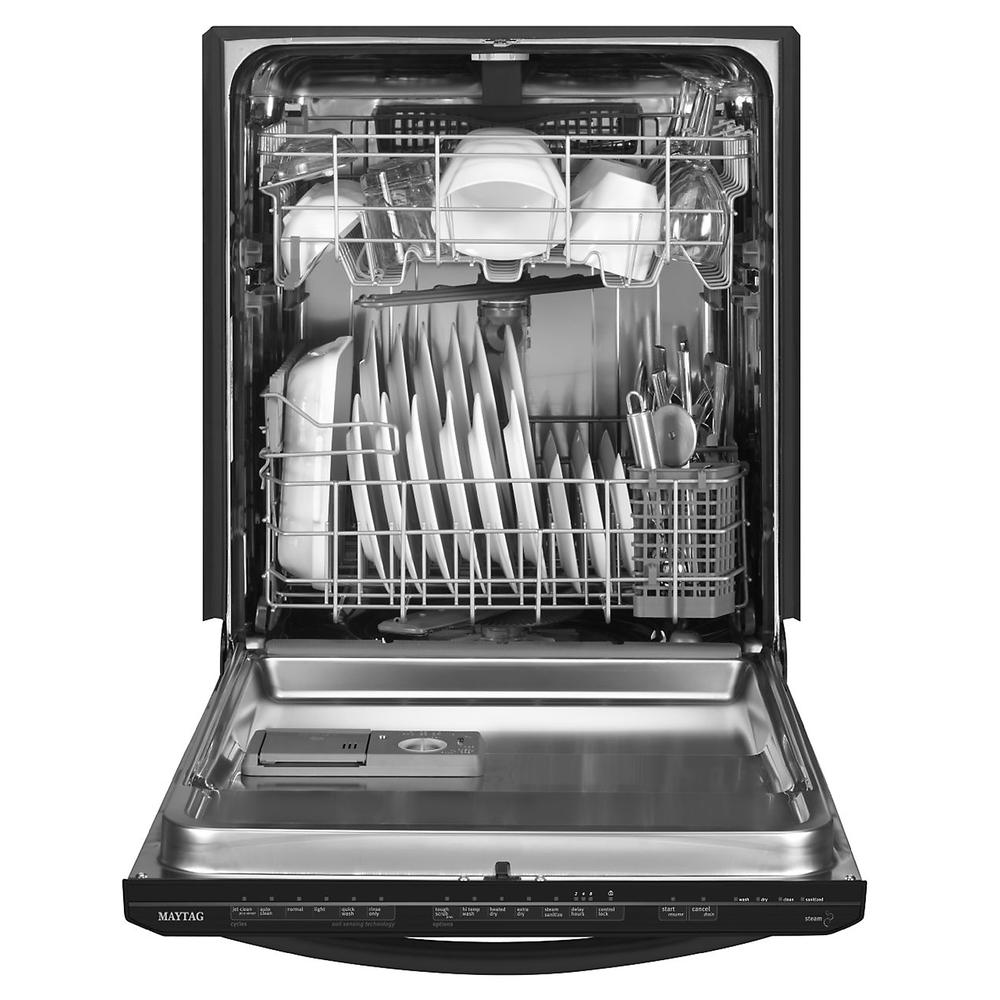 Maytag MDB8959SBS 24" Jetclean® Plus BuiltIn Dishwasher w/ Premium Rack Glides Stainless Steel