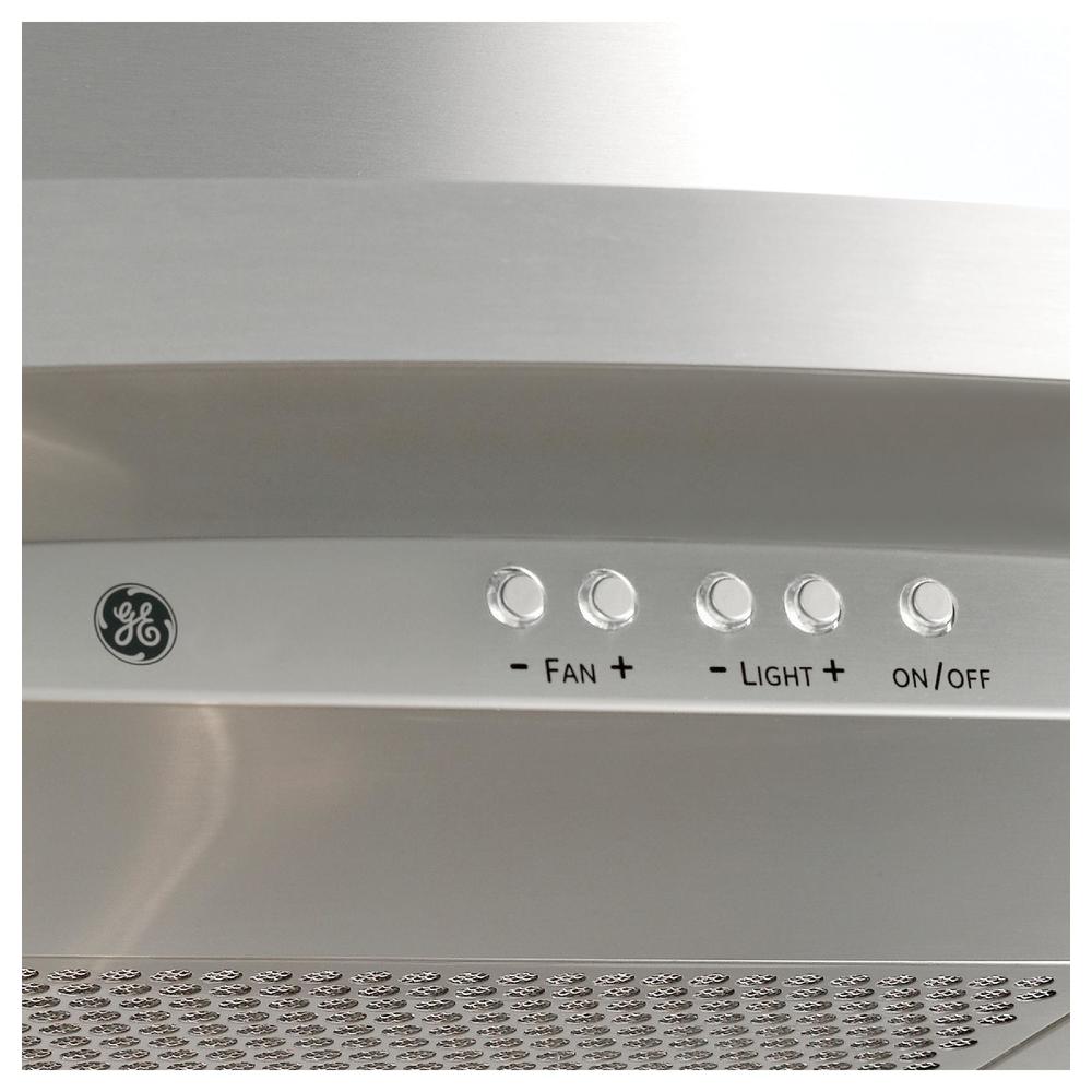 GE Profile Series PV970NSS 30" WallMount Chimney Hood Stainless Steel