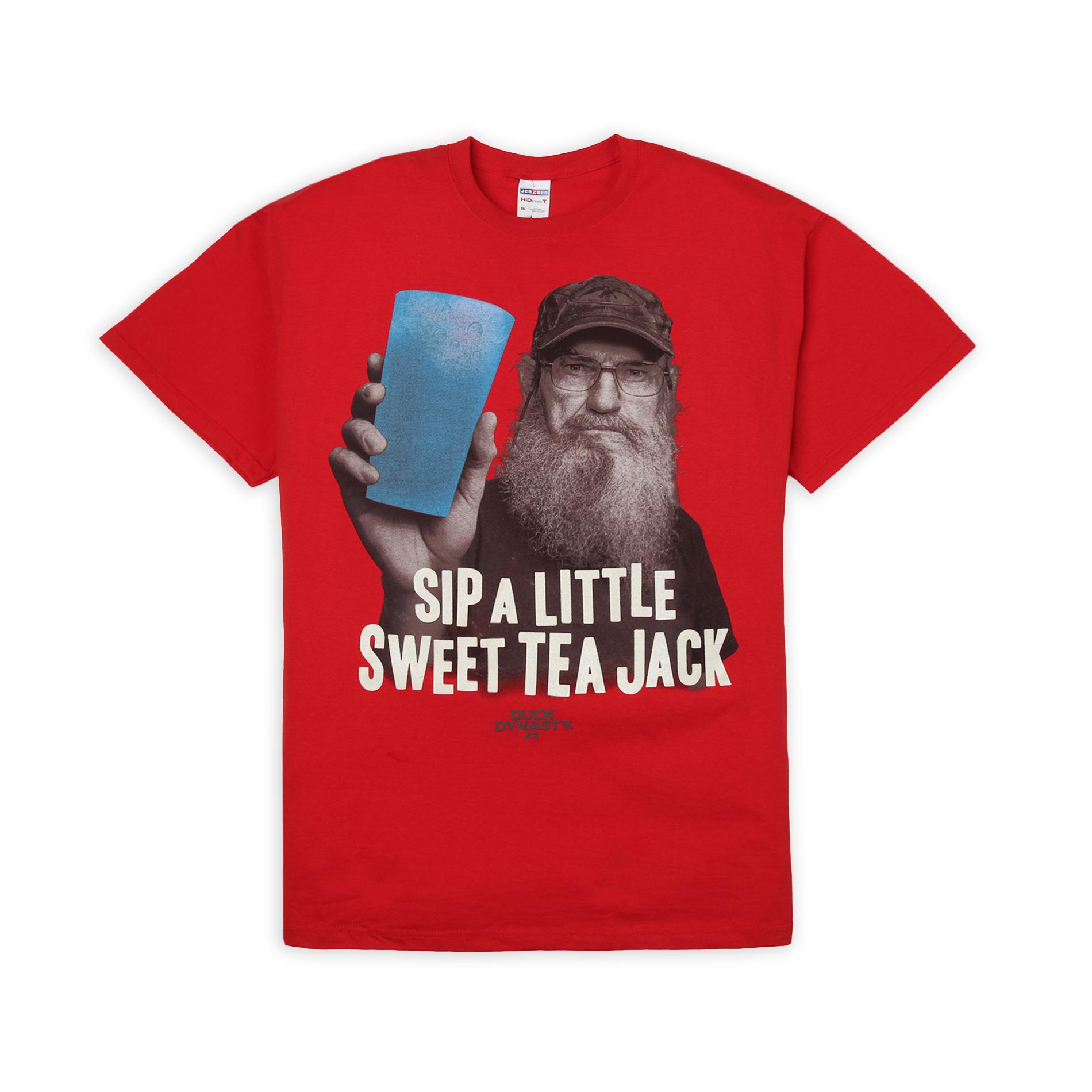 Duck Dynasty Men's  T-Shirt - Sip a Little Sweet Tea