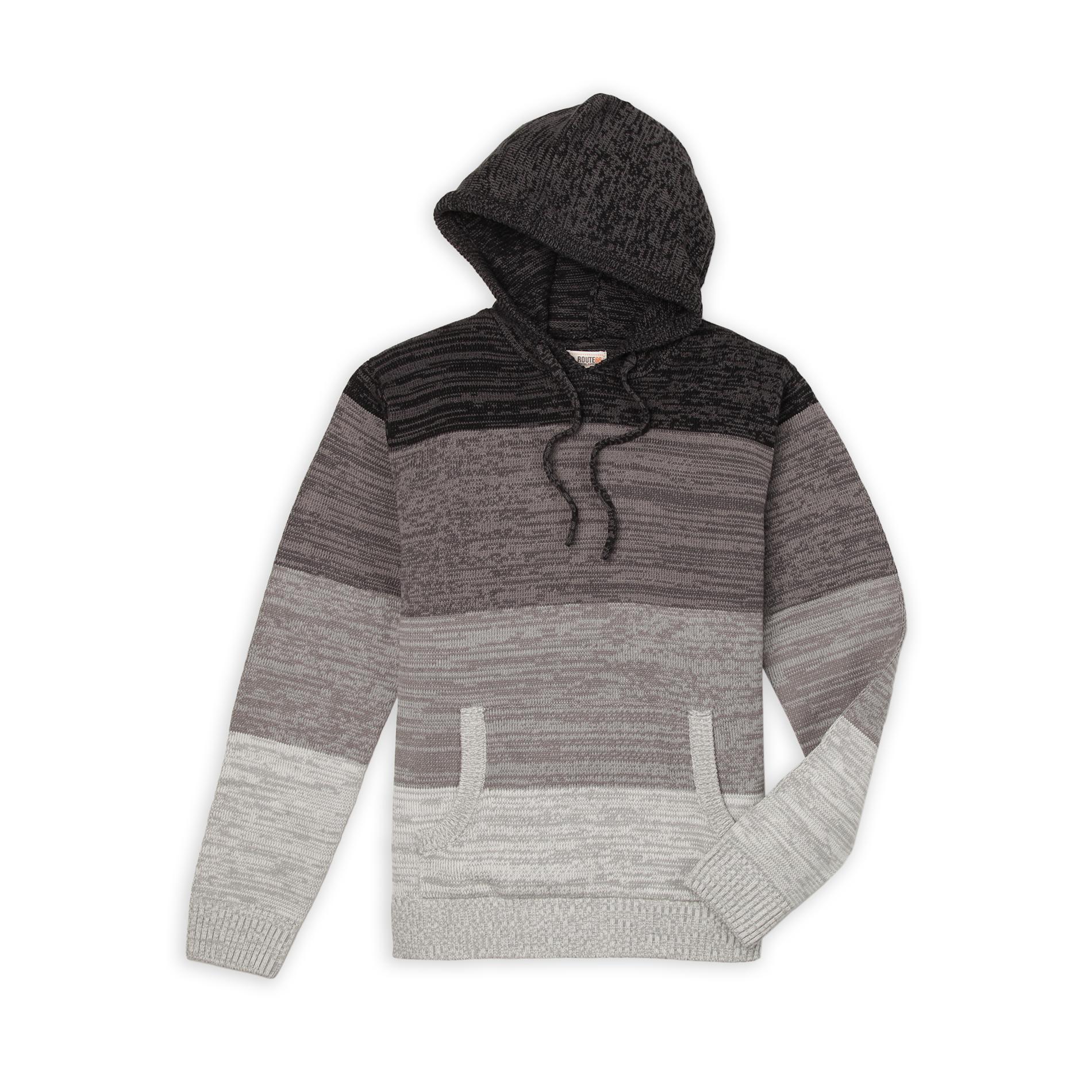 Route 66 Men's Marled Knit Hoodie - Ombre
