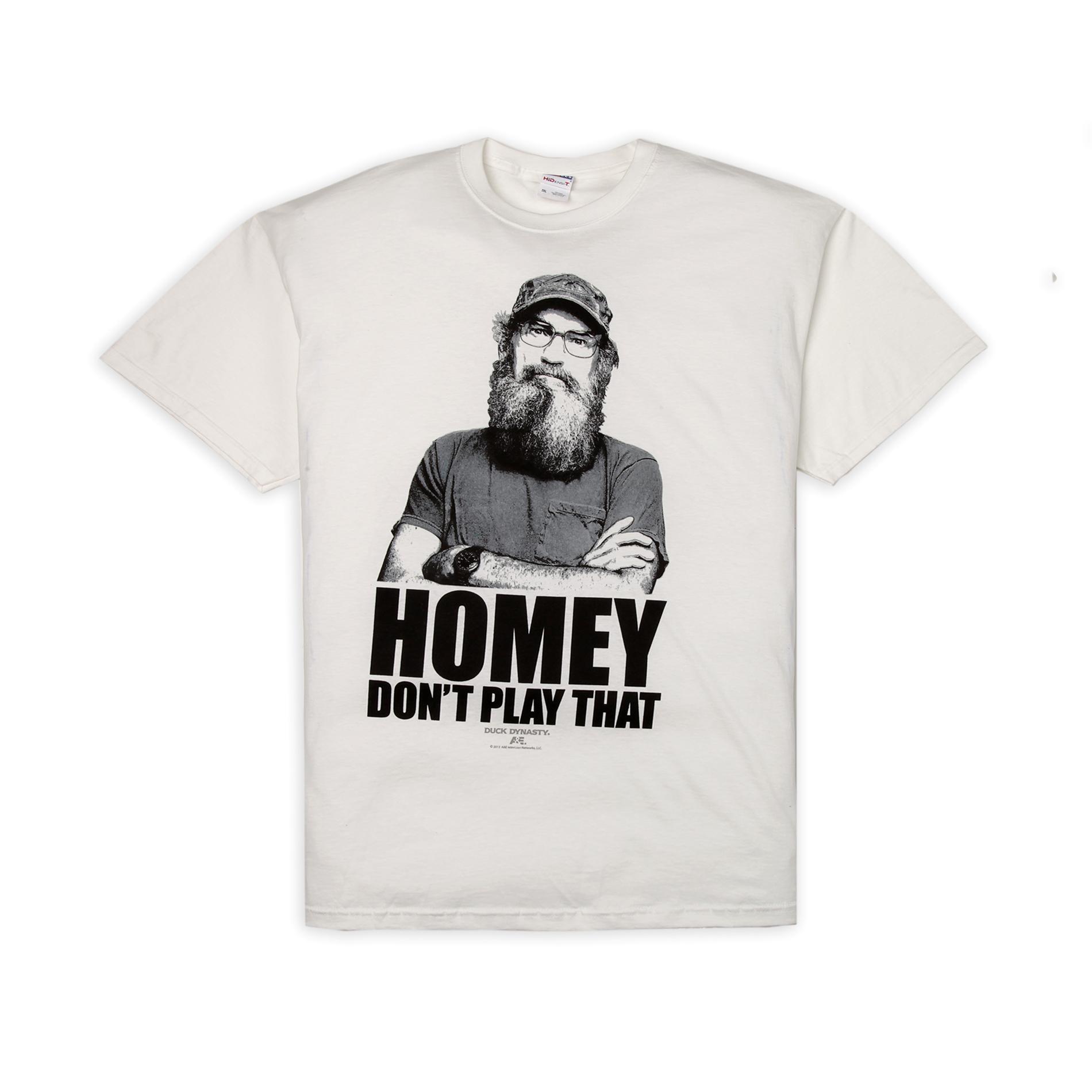 Duck Dynasty Men's  T-Shirt - Homey Don't Play That