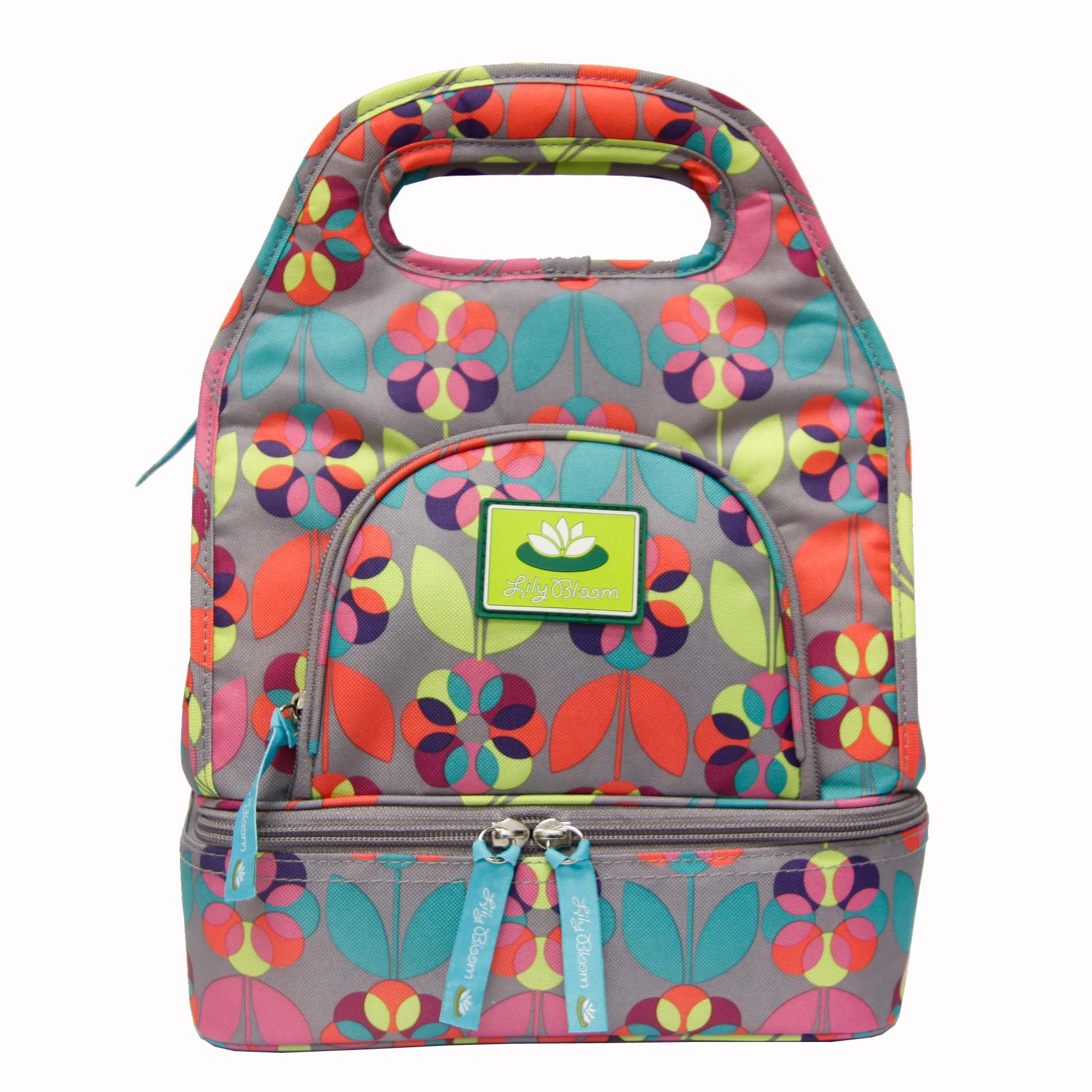 Lily Bloom Women's Floral Dot Salad Lunch Bag