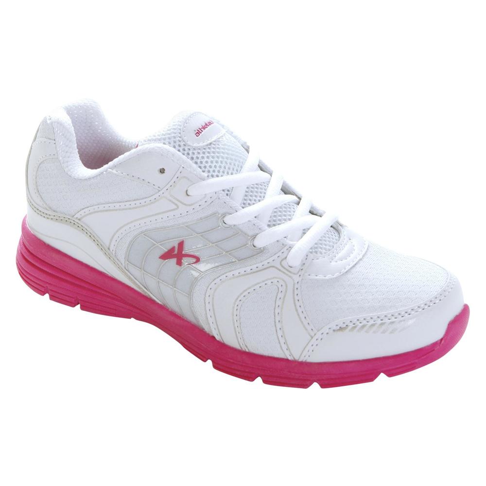 Athletech Women's Ath-L Willow 2 Athletic Shoe - White/Pink