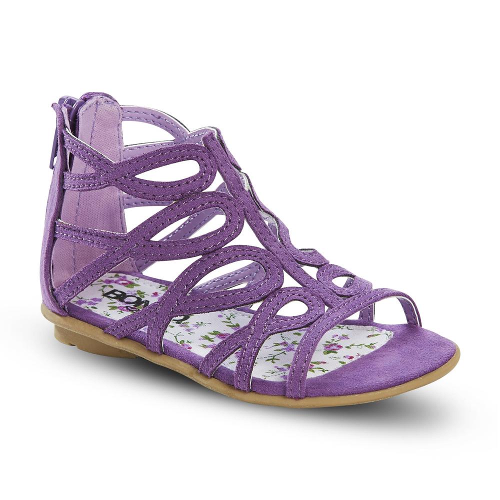 Bongo Toddler Girl's Emmy Purple Gladiator Sandal