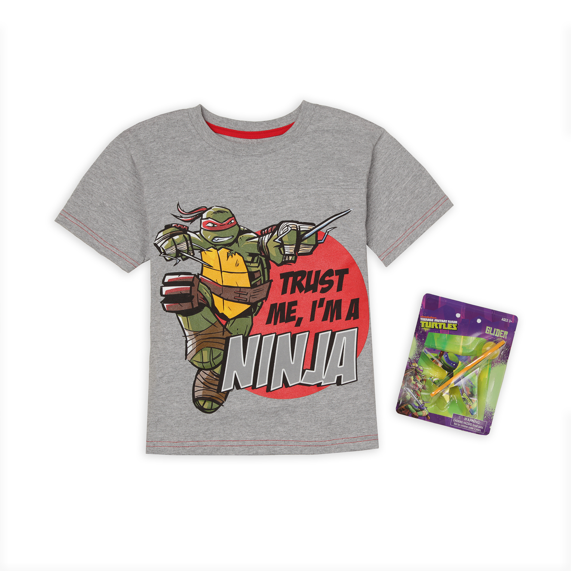 Nickelodeon Boy's Graphic T-Shirt & Gilder Toy