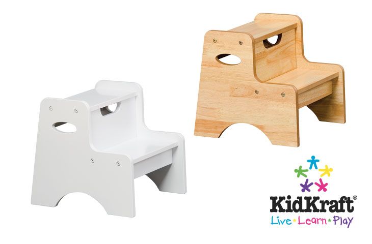 KidKraft Two Step Stool - White