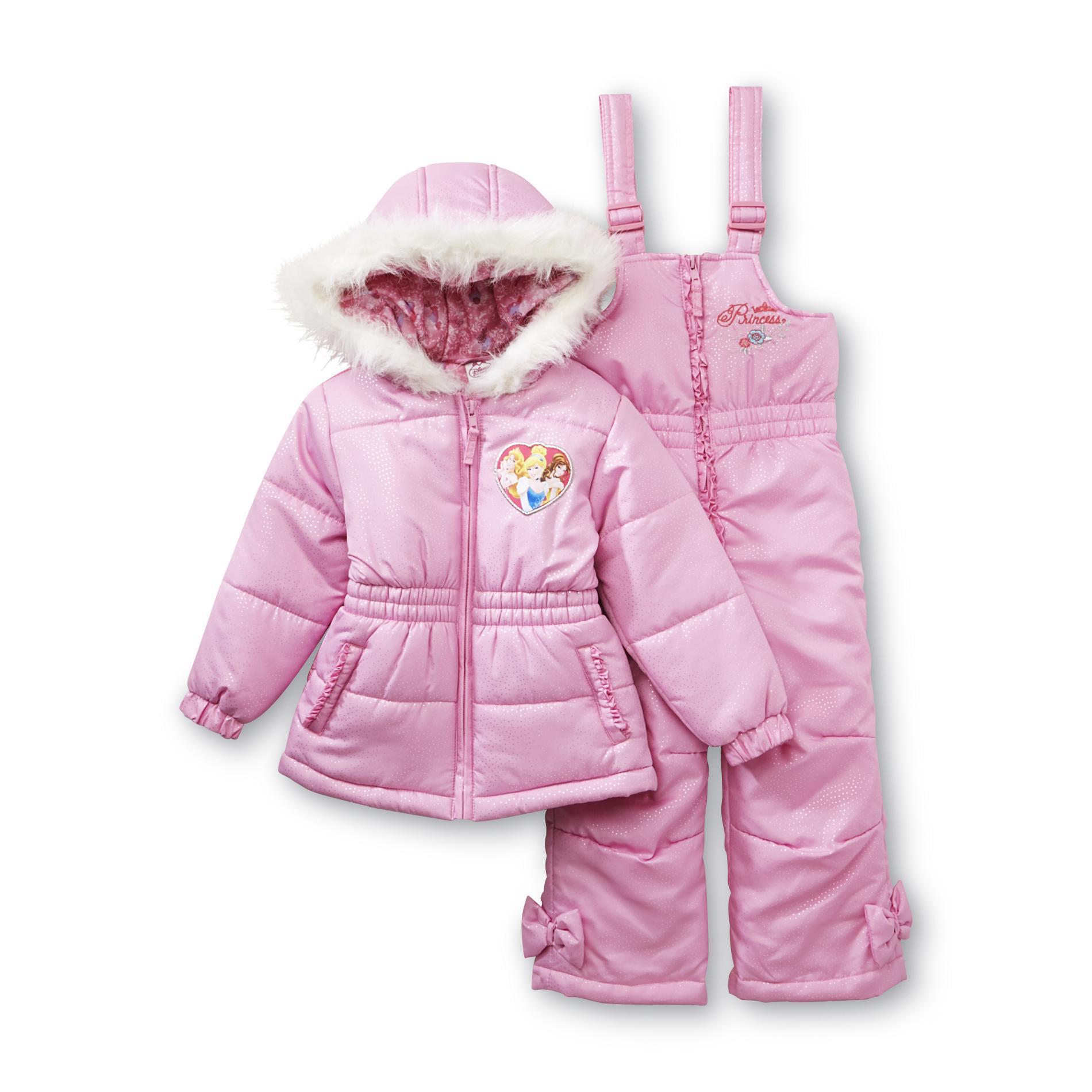 Disney Princess Toddler Girl's Puffy Coat & Snow Pants