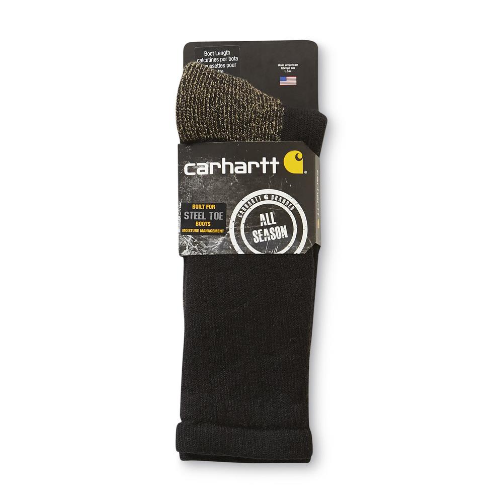 Carhartt Men's Steel Toe Boot Socks 1-Pair Size 10-13