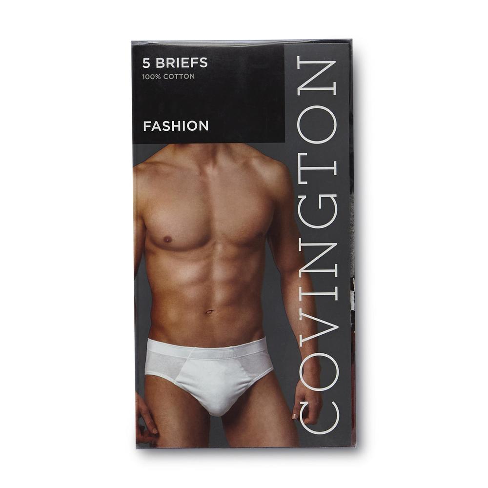 Covington Men&#8217;s Briefs 5 Pk Fashion Cotton