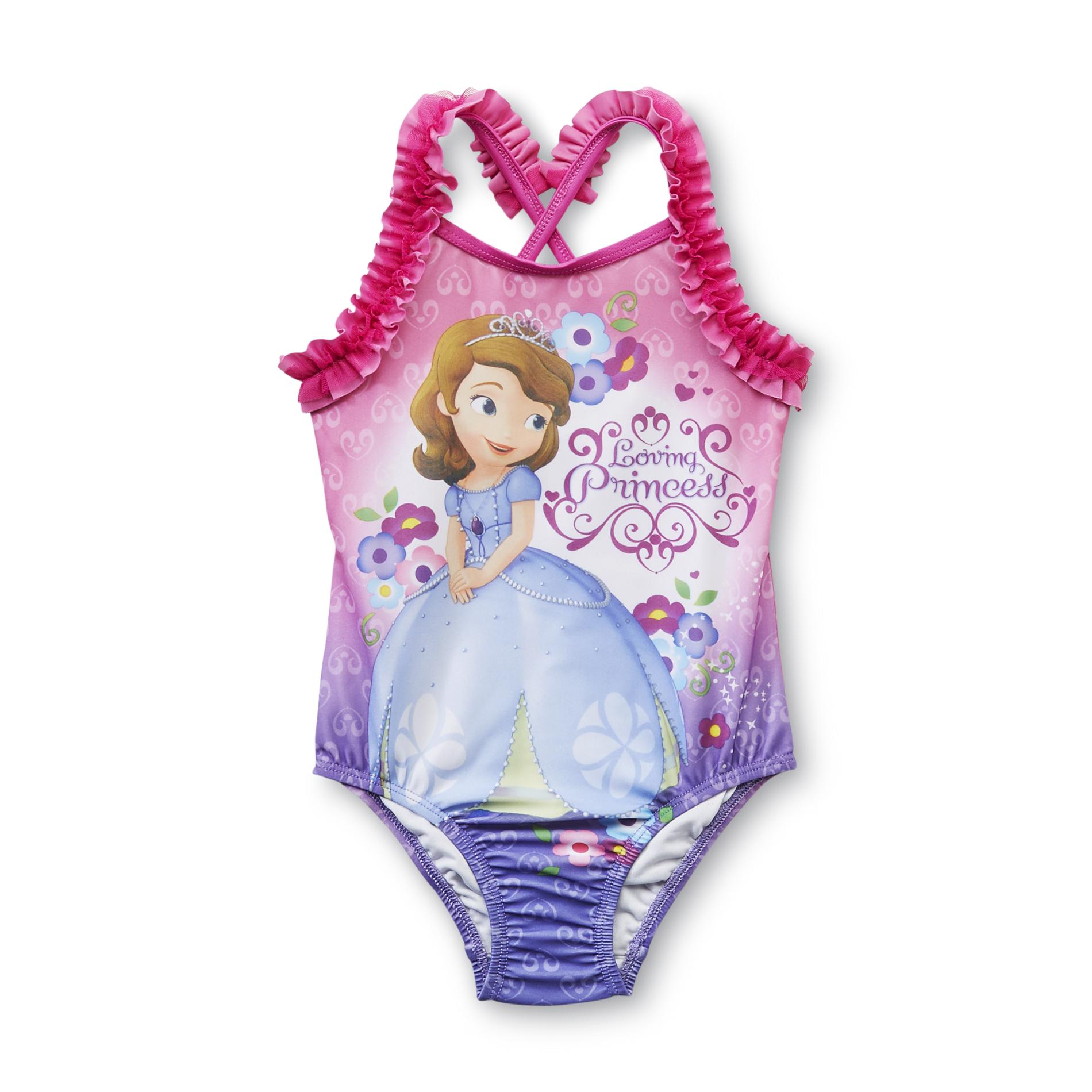 Disney Toddler Girl's One-Piece Swimsuit - Sofia the First