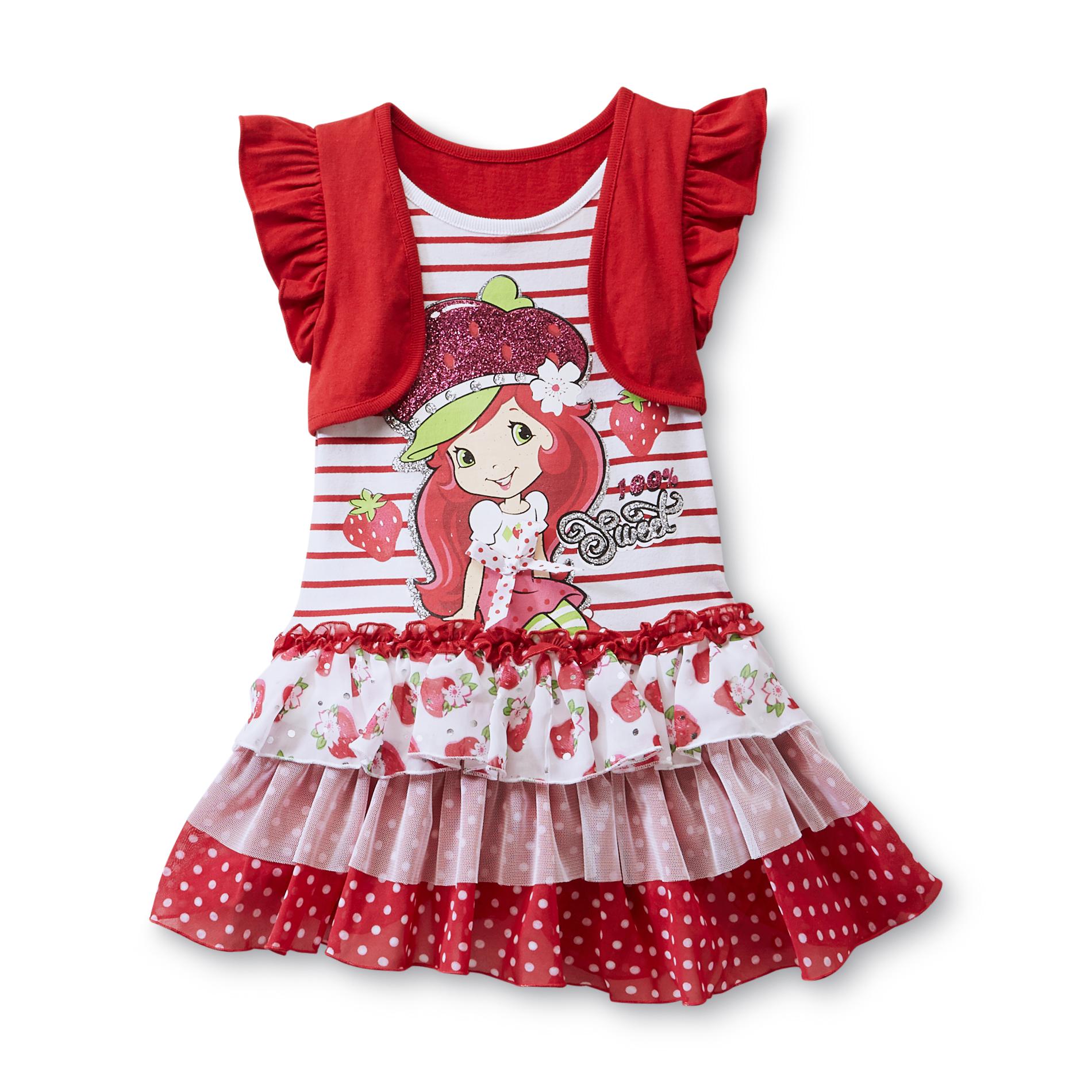 Strawberry Shortcake Toddler Girl's Tutu Dress