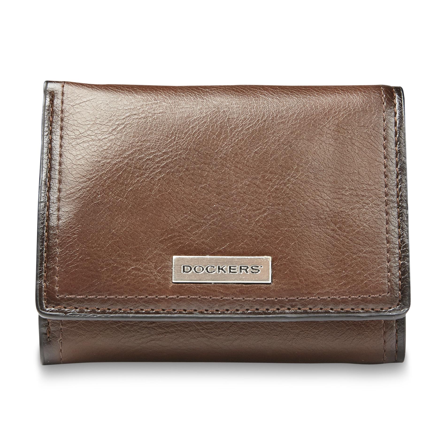 Dockers Men's Leather Trifold Wallet