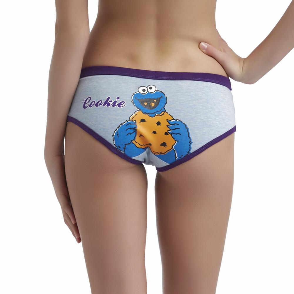 Sesame Street Junior's Hipster Panties - Cookie Monster