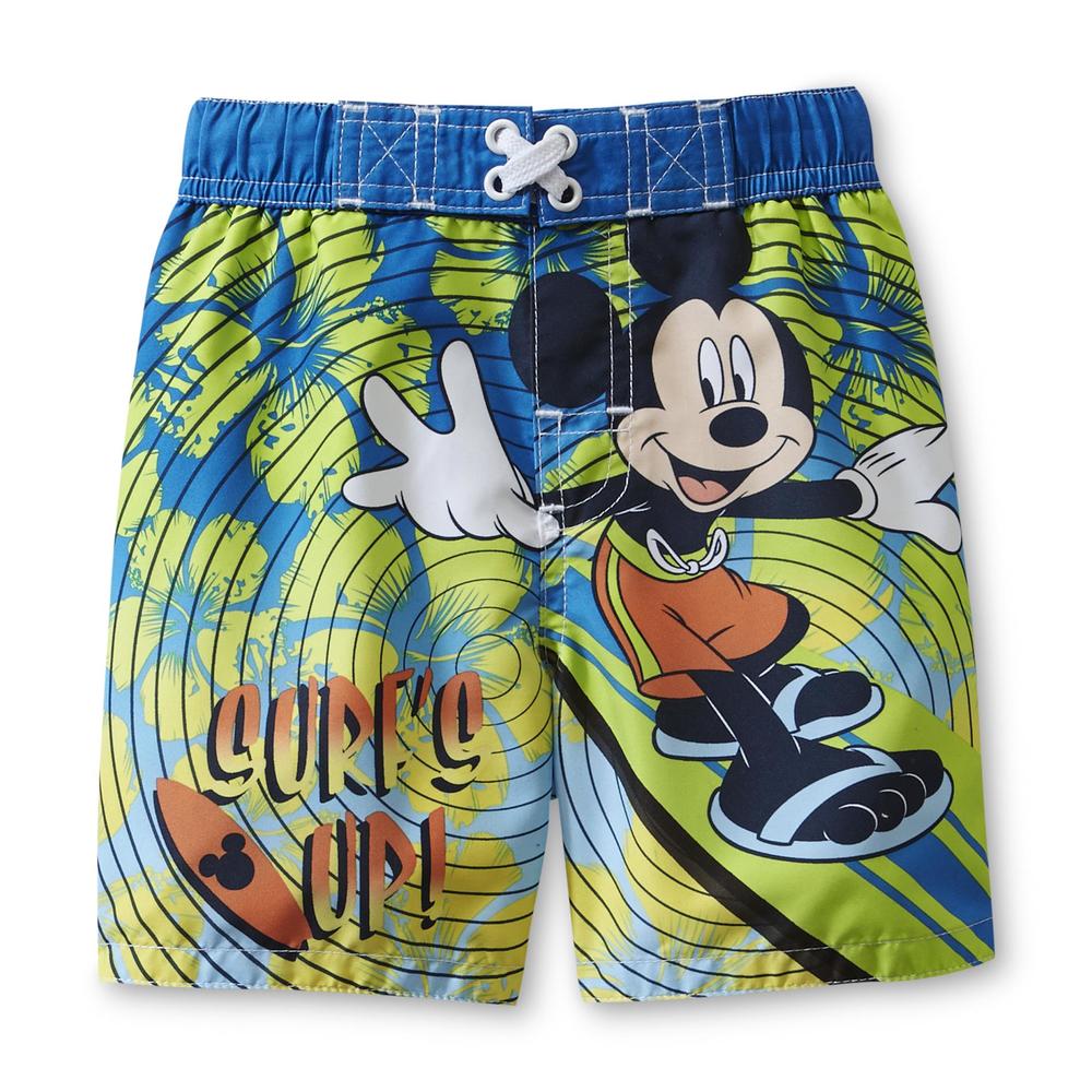 Disney Infant & Toddler Boy's Swim Trunks Mickey Mouse