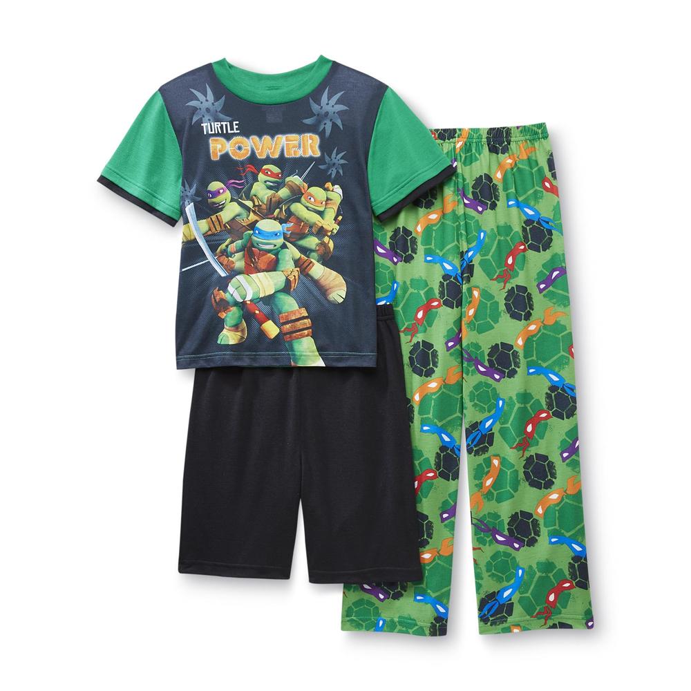Nickelodeon Boy's Pajama Top  Pants & Shorts - Ninja Turtles