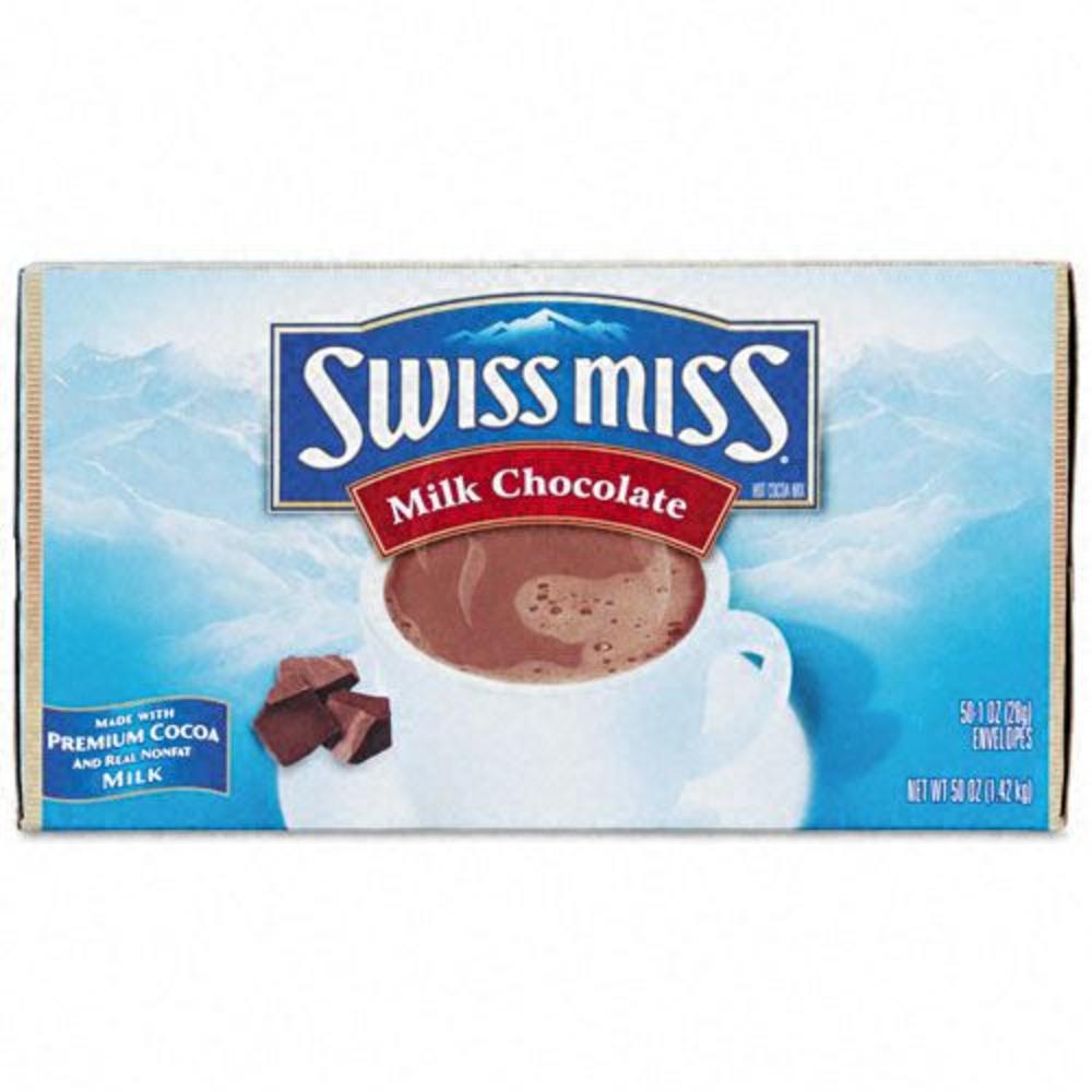 Swiss Miss SWM47491 Hot Cocoa Mix, Regular, 50 Packets per Box