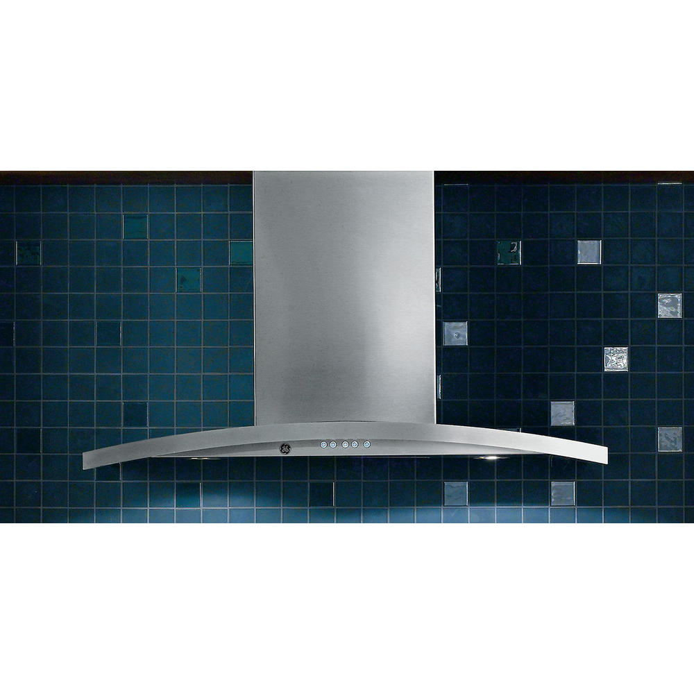 GE Profile Series PV970NSS 30" WallMount Chimney Hood Stainless Steel