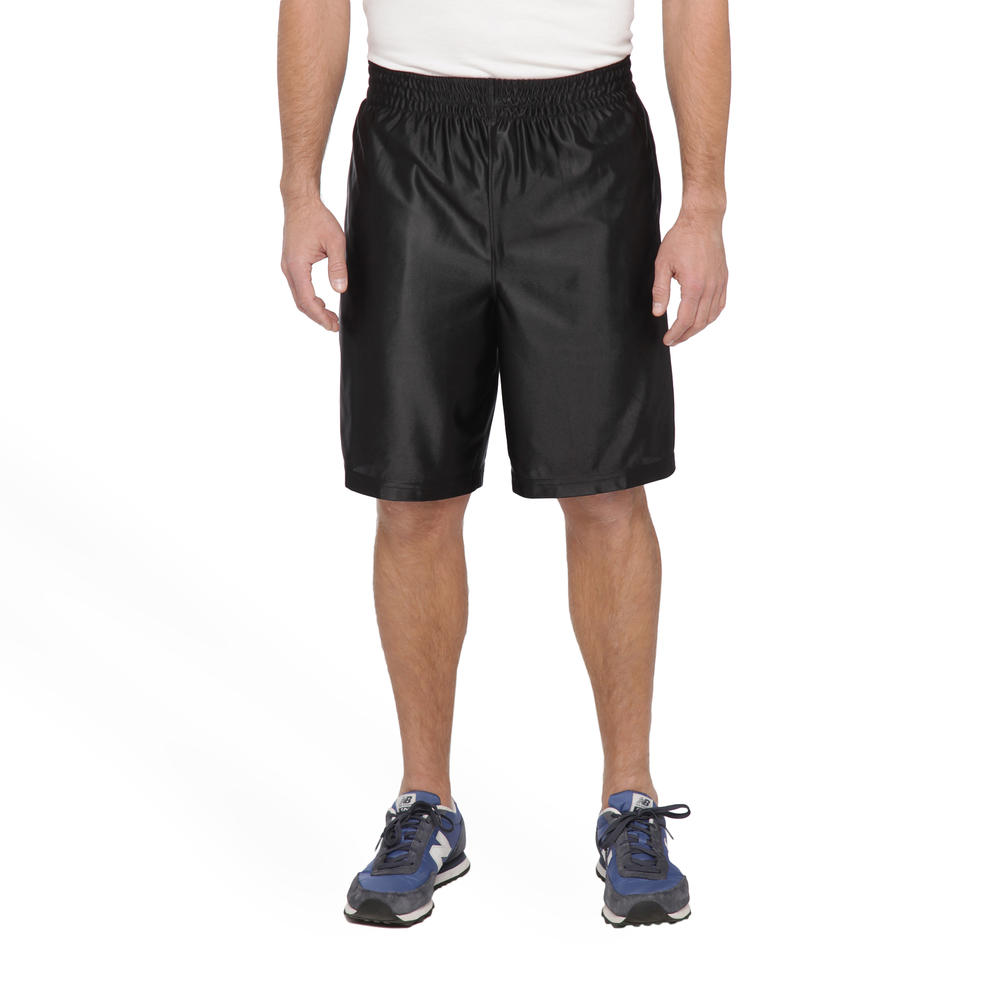 Athletech Men's Solid Color Dazzle Basketball Shorts