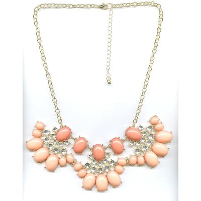 Studio S Women's Beaded Cluster Necklace
