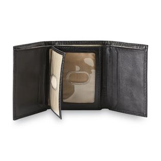 Dockers Men's Extra Capacity Leather Trifold Wallet