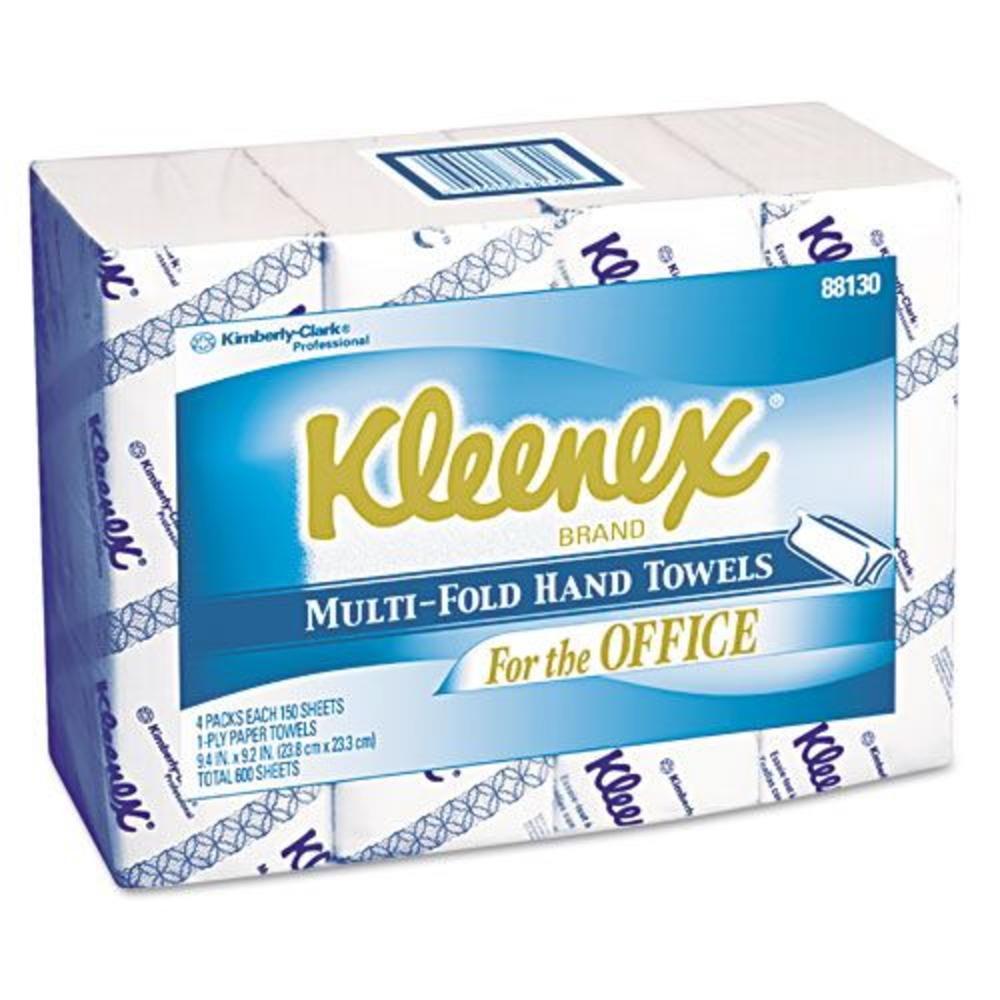 Kimberly-Clark KCC88130 SCOTT Multifold Paper Towels, White, 150/Pk, 4/Ctn