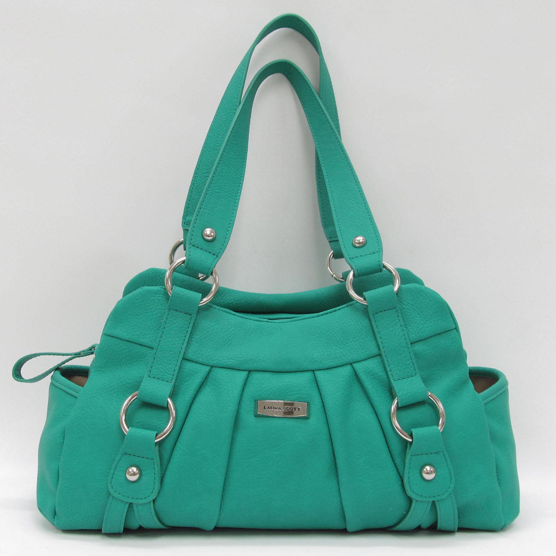Laura Scott Women's Jasmin Satchel Handbag - Faux Leather