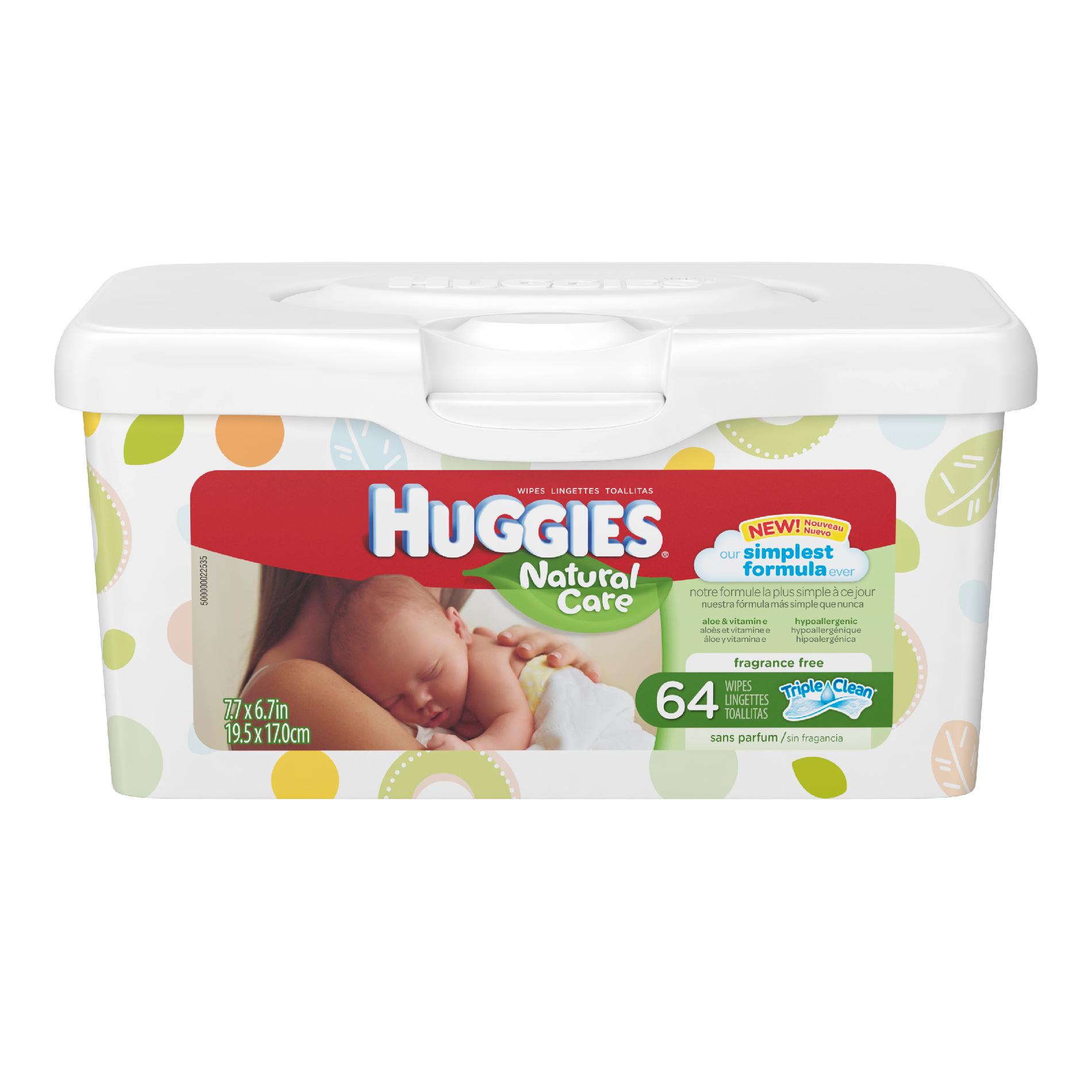 Huggies ® Natural Care® Baby Wipes, Pop 