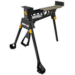 Rockwell JawHorse Portable Material Support Station ? RK9003, Black and green