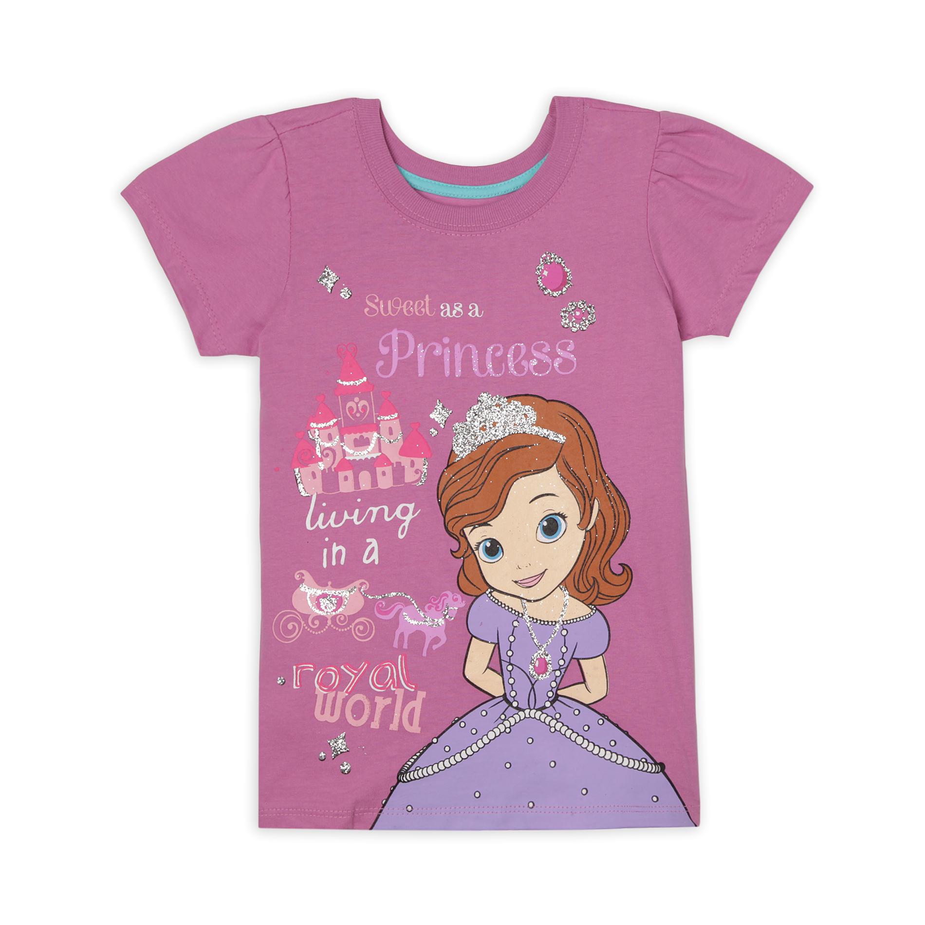 Disney Sofia The First Girl's Graphic T-Shirt