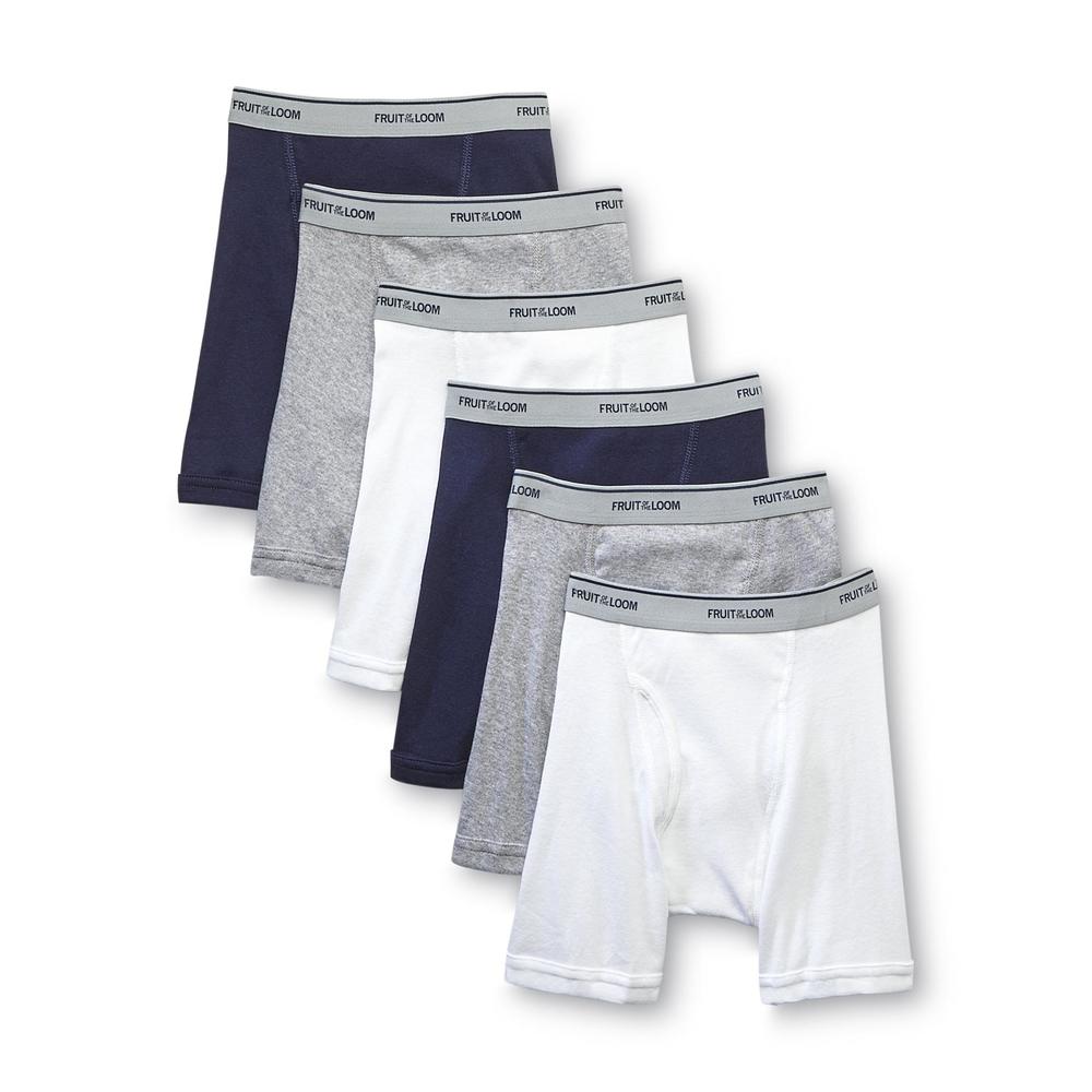 Fruit of the Loom Boys' 6-Pack Boxer Briefs