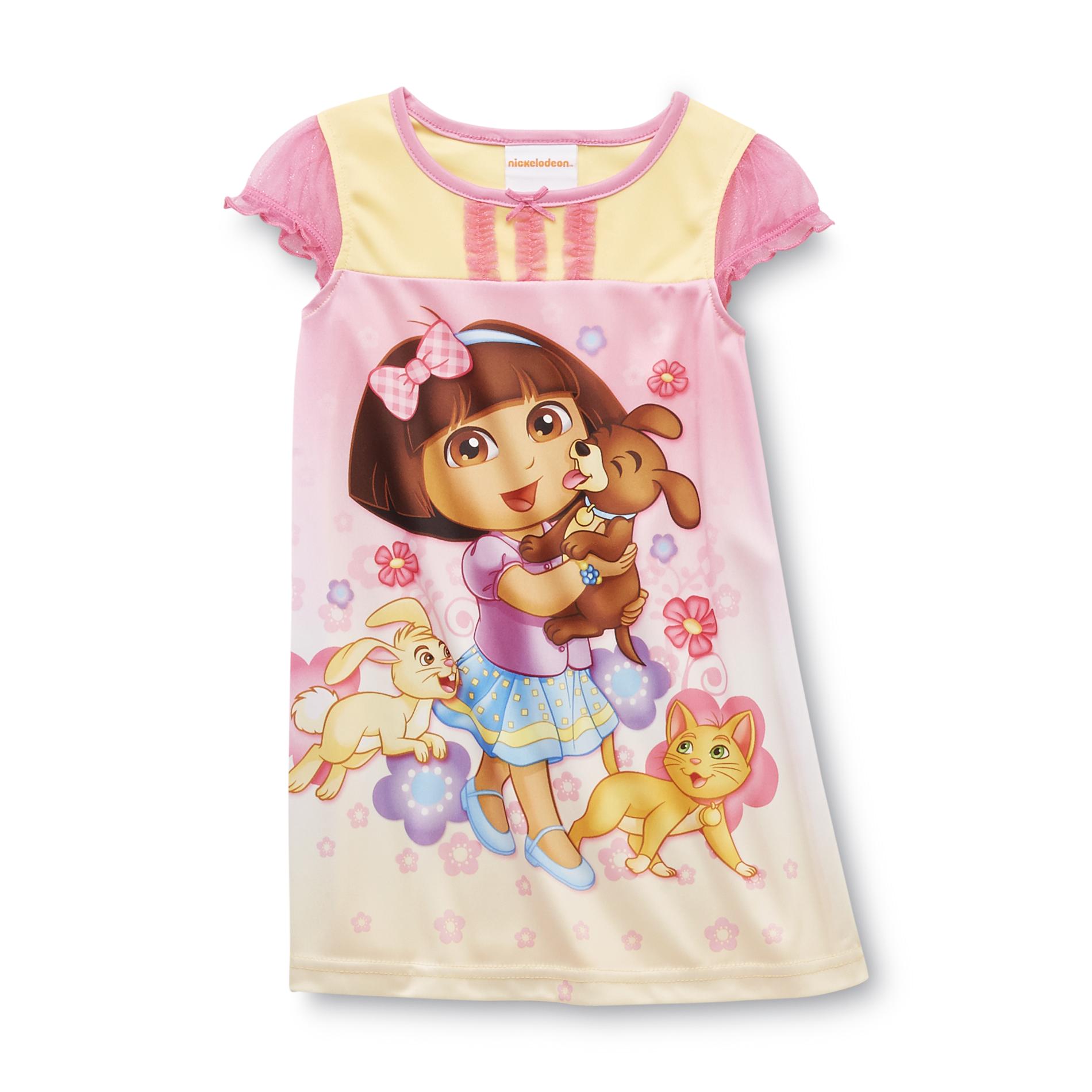 Nickelodeon Dora the Explorer Toddler Girl's Nightgown