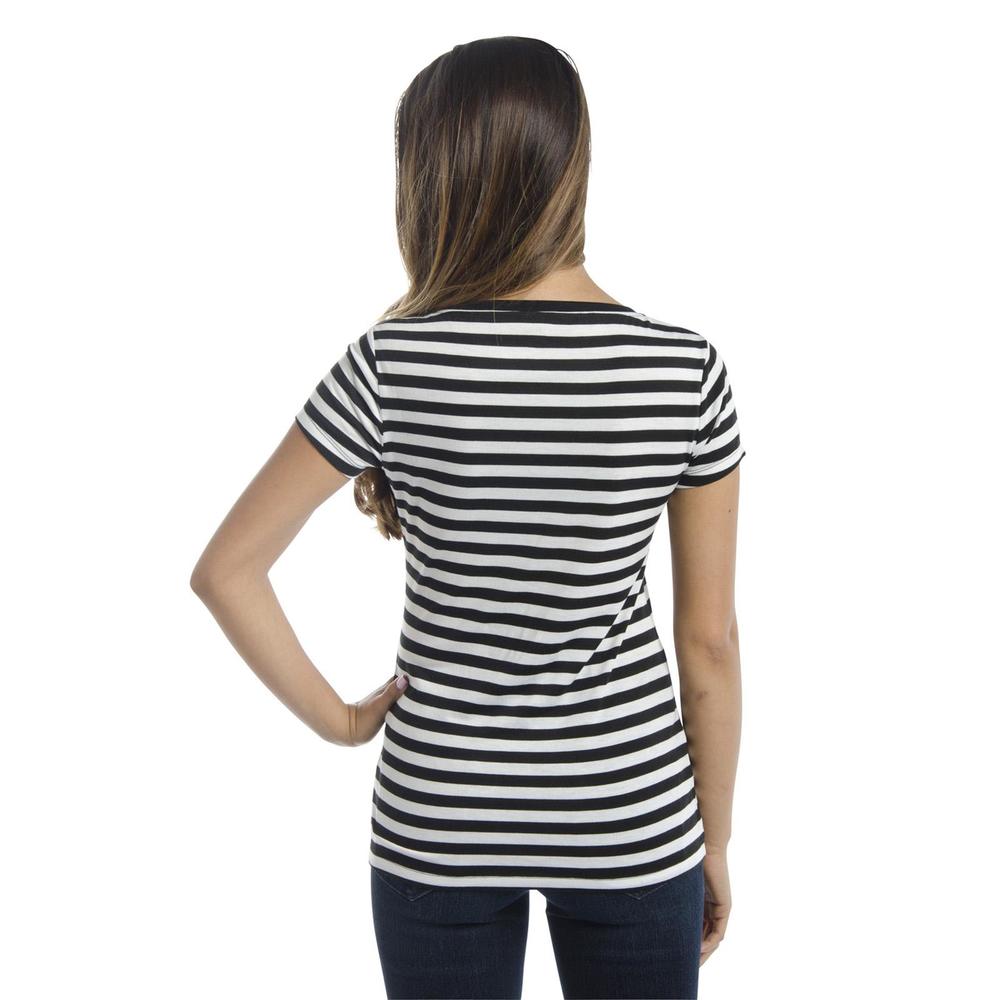 Kardashian Kollection Women's Logo T-Shirt - Striped