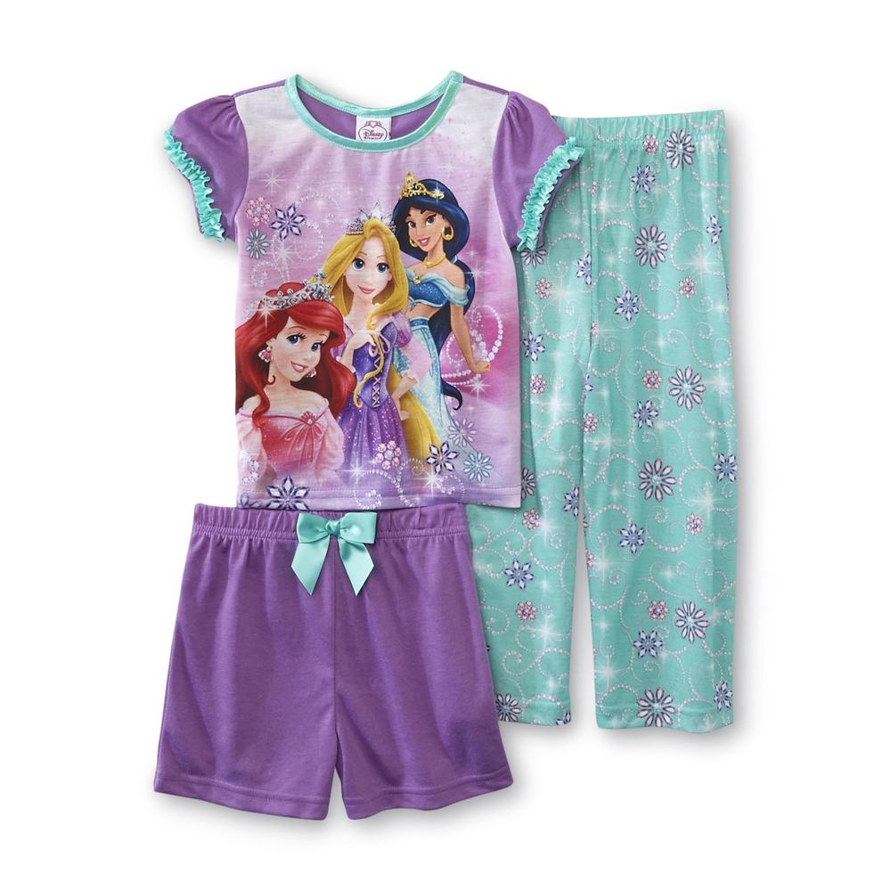 Disney Princess Toddler Girl's Pajama Shirt  Pants & Shorts