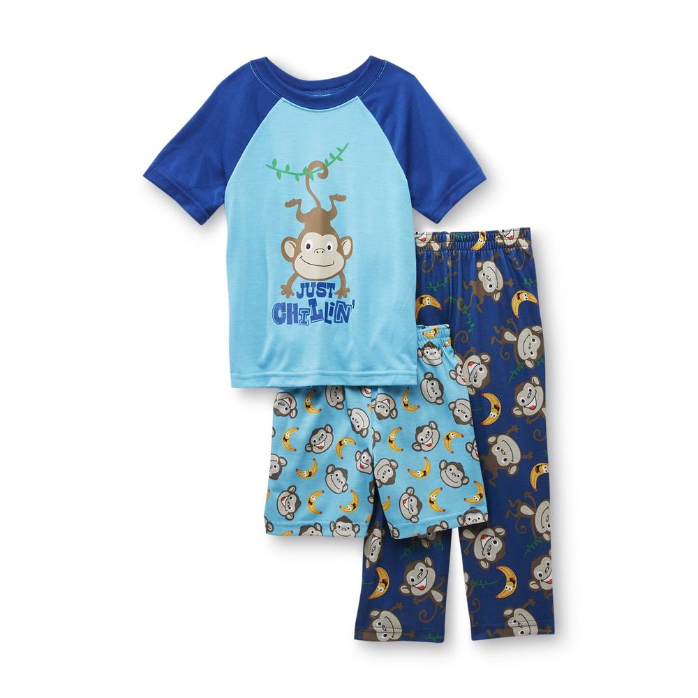 Joe Boxer Infant & Toddler Boy's 3-Piece Pajama Set - Monkey