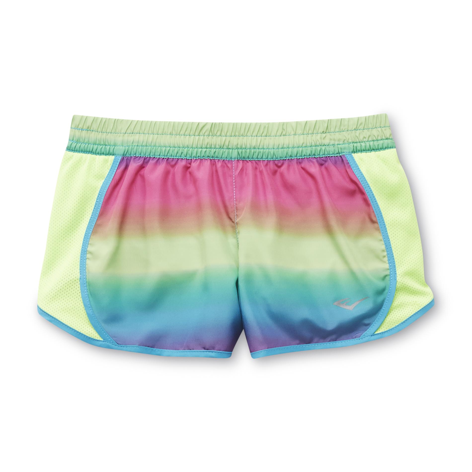 Everlast&reg; Girl's Running Shorts - Neon Ombre