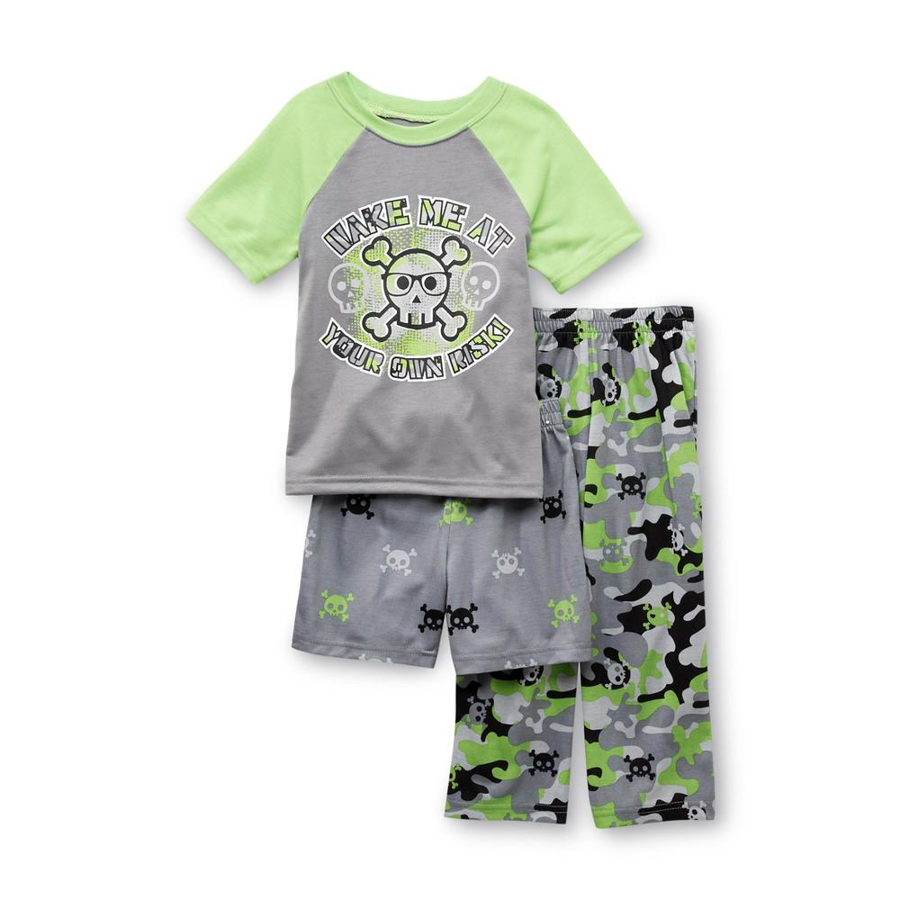 Joe Boxer Infant & Toddler Boy's 3-Piece Pajama Set - Skulls