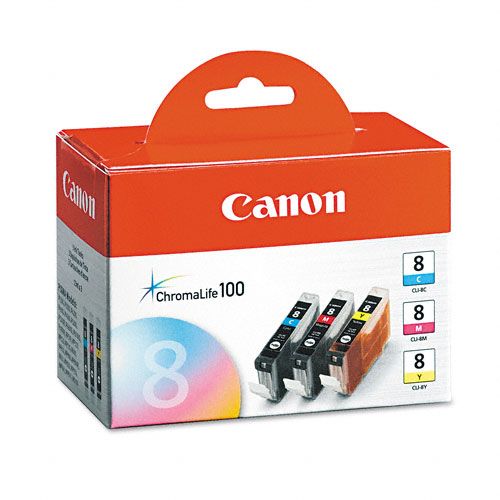 Canon CNM0621B016 0621B016 CLI-8 Tri-Color Inkjet Cartridge