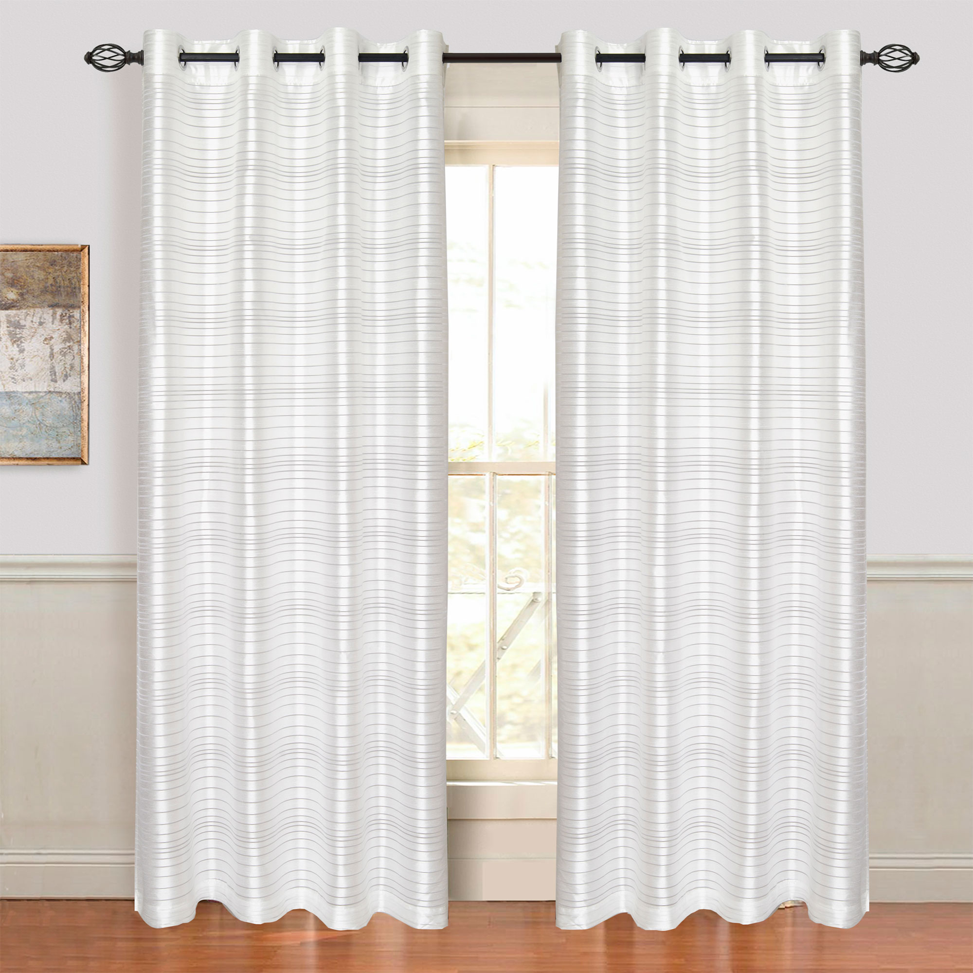 Lavish Home Maggie Grommet Curtain Panel