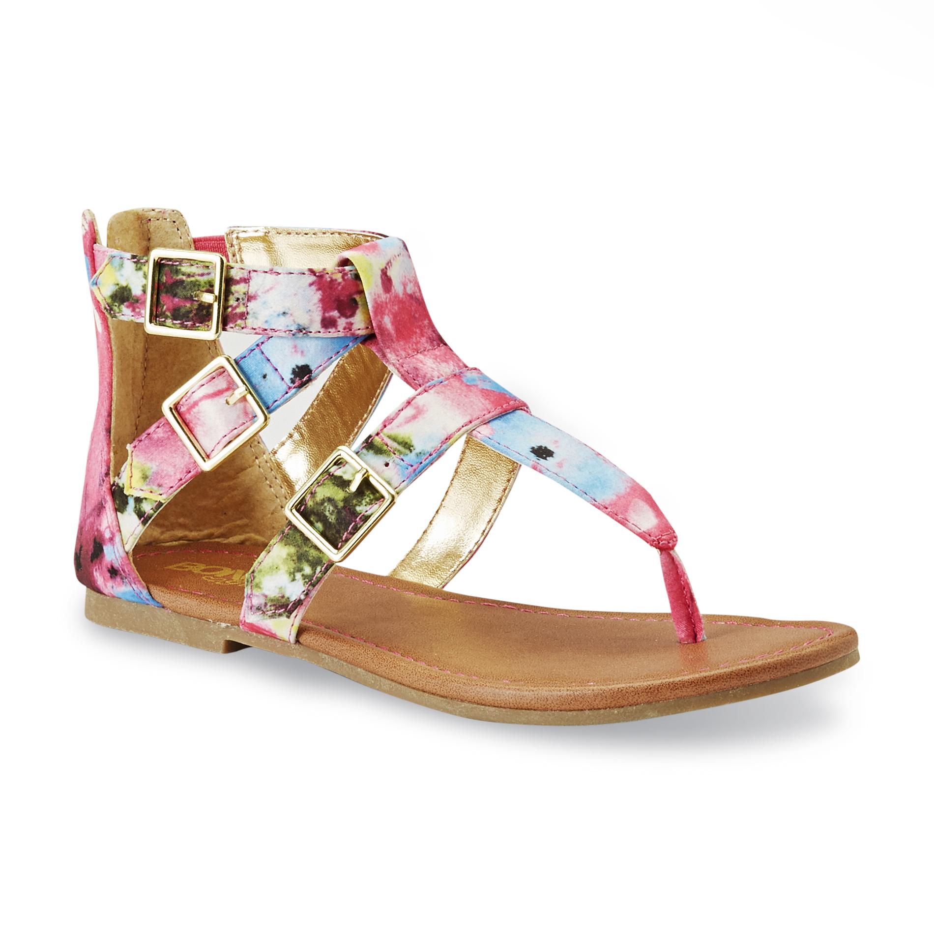 Bongo Girl's Rhonda Multicolor/Tie-Dye Gladiator Sandal