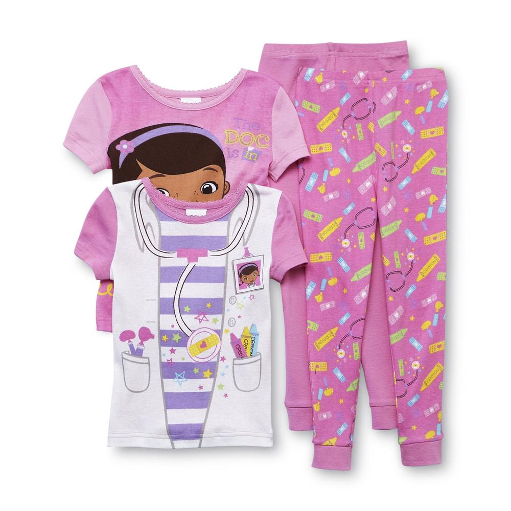Disney Toddler Girl's 2-Pairs Pajamas - Doc McStuffins