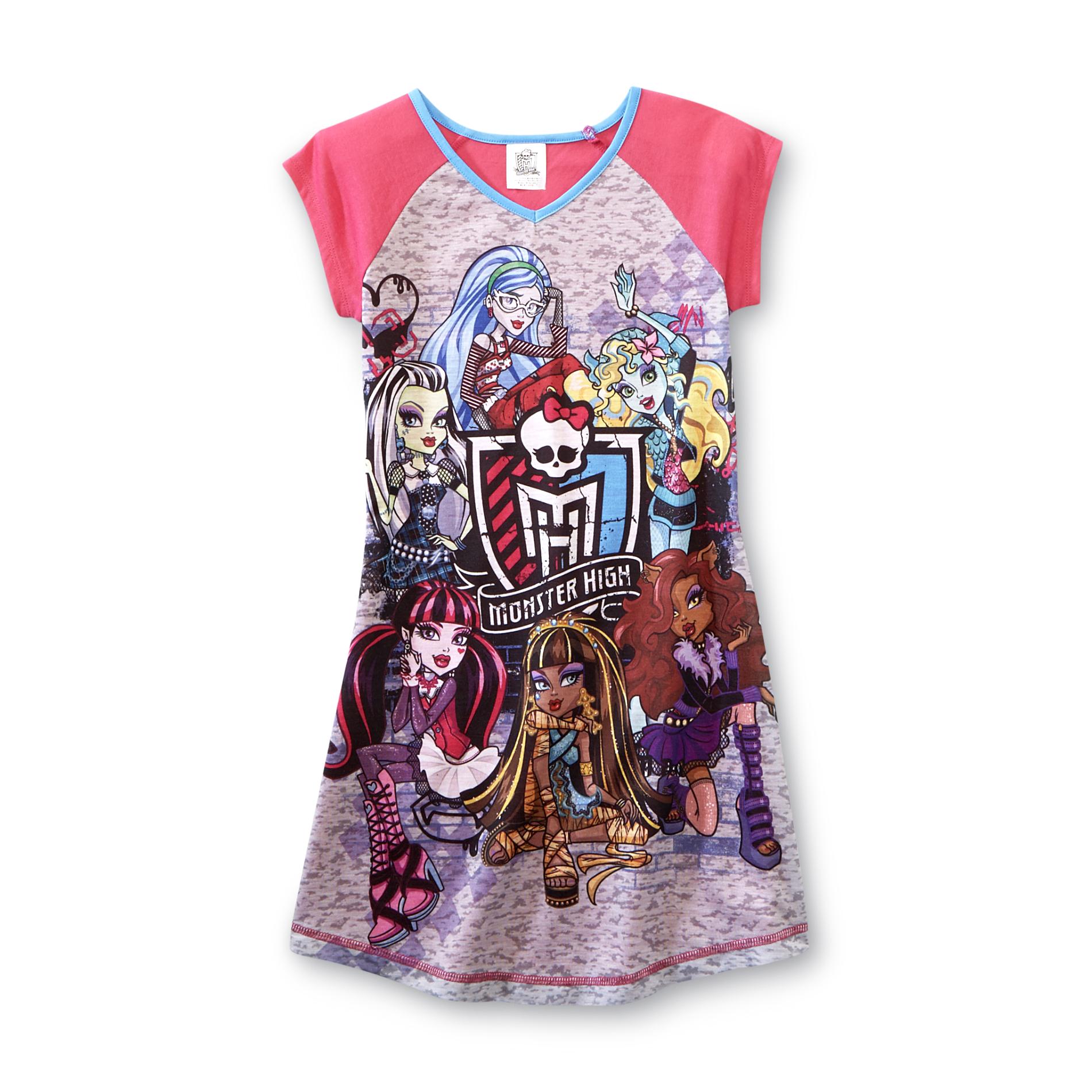 Monster High Girl's Nightgown - Ghoulfriends