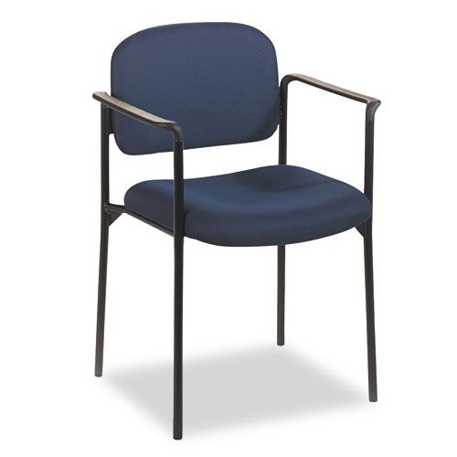 Basyx Guest Chair with Arms, Blue