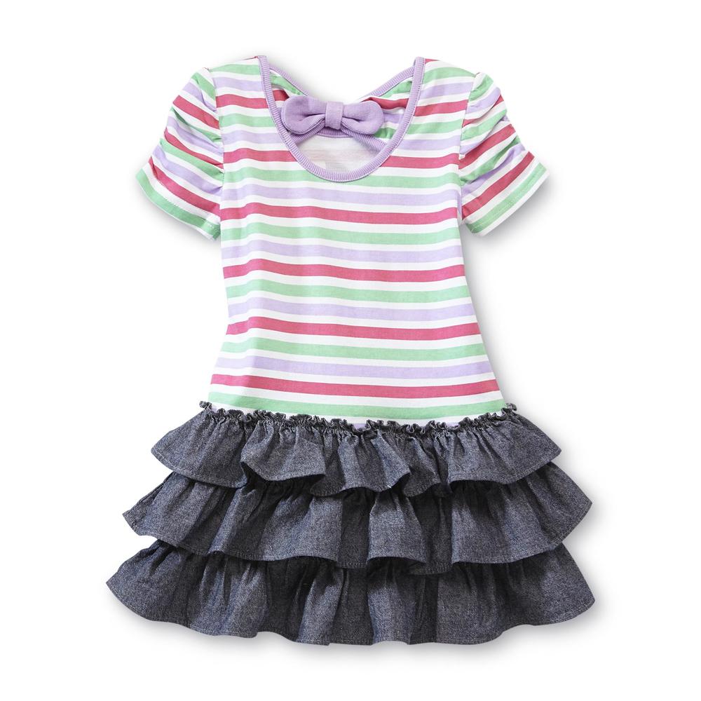 Disney Doc McStuffins Toddler Girl's Drop-Waist Dress - Stripe