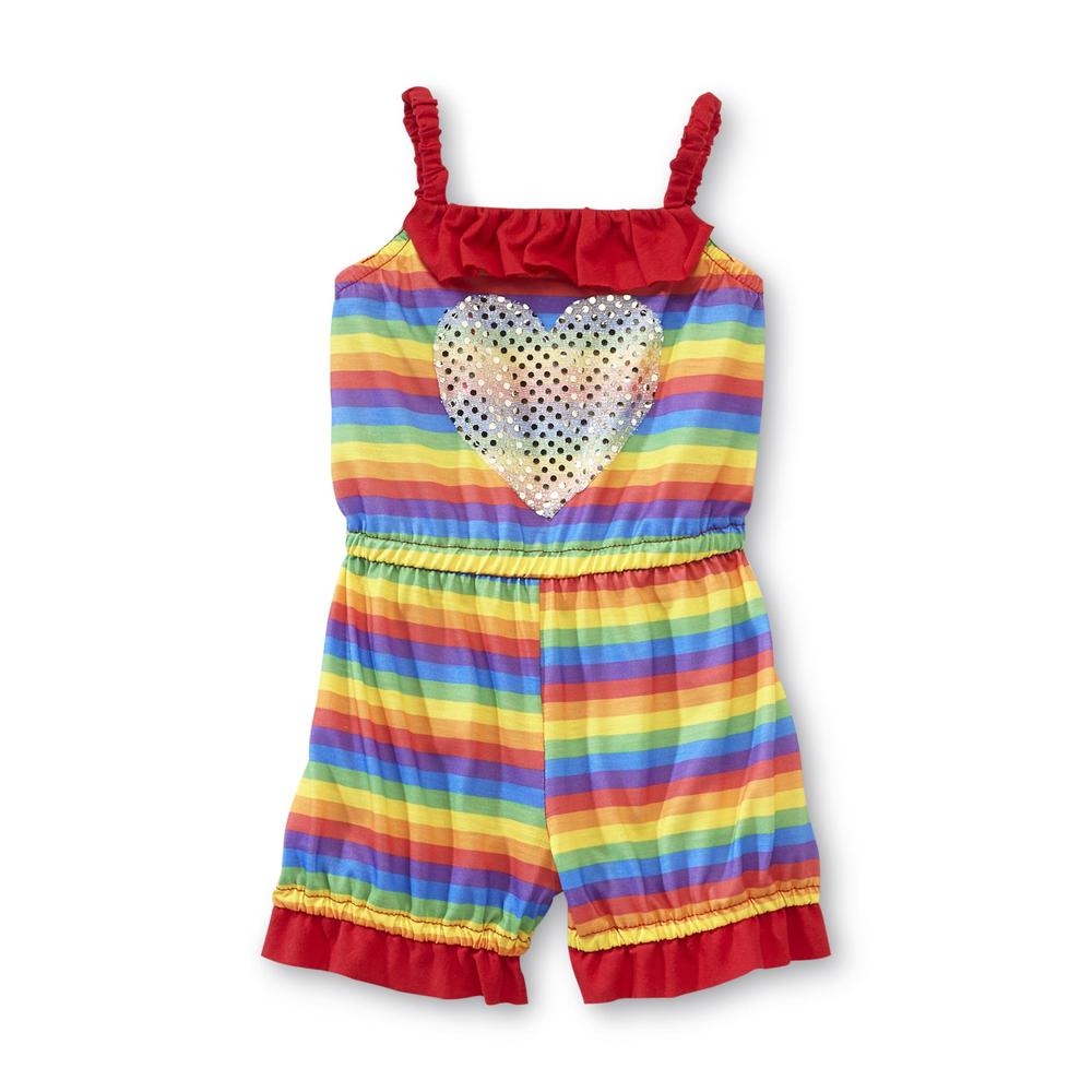 Piper Infant & Toddler Girl's Sleeveless Romper - Rainbow
